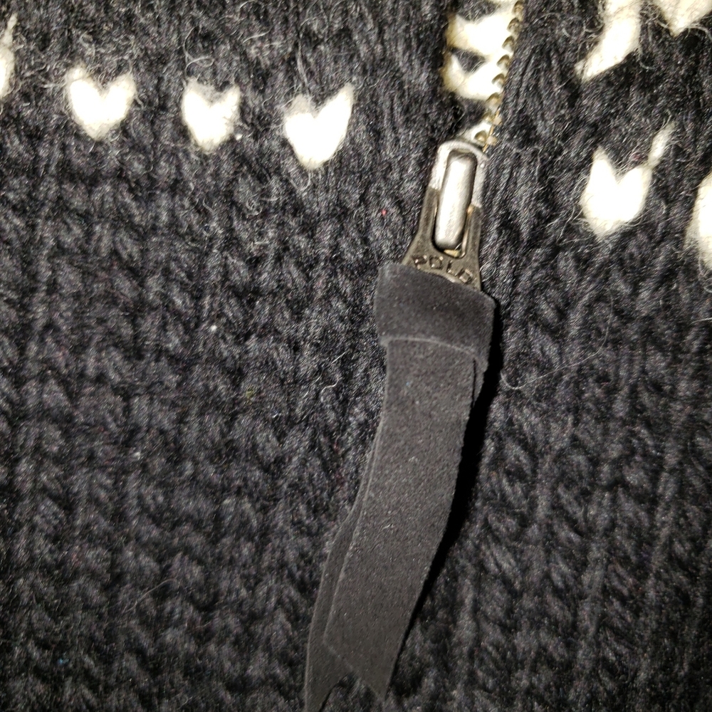RL southwestern cowhican chunky cardigan L - Picture 4 of 10